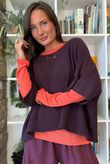 Essential Cashmere Blend Layering Top Coral